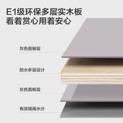 太陽雨浴室柜/主柜/鏡柜/巖板/多層實木/油漆/雷達LED智能鏡/YD1005