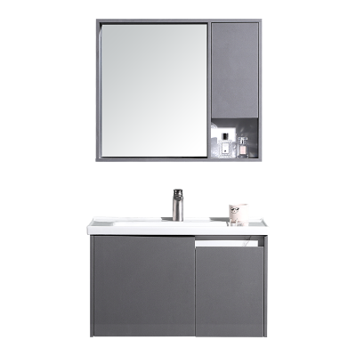 太陽雨浴室柜/主柜60CM/鏡柜/一體陶瓷盆/多層實木/免漆/YD1008