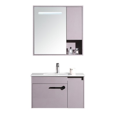 太陽雨浴室柜/主柜/鏡柜/巖板/多層實木/油漆/雷達LED智能鏡/YD1005