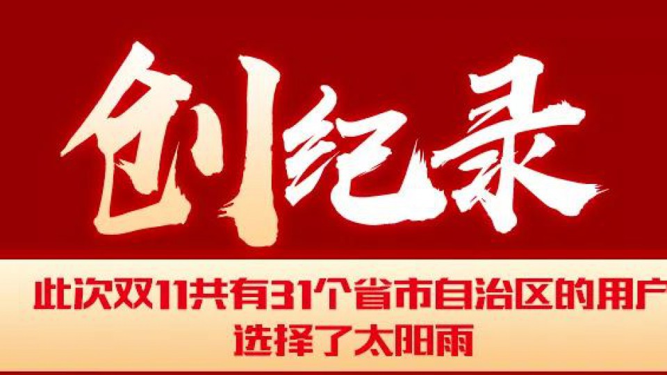 創紀錄-太陽雨11.11榮耀戰報